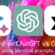 ChatGPT vs Bard vs Grok comparison using identical prompts