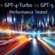 GPT-4 vs GPT-4-Turbo vs GPT-3.5-Turbo performance comparison