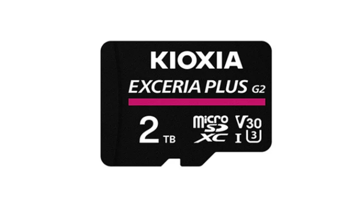 KIOXIA 2TB microSDXC memory card now available