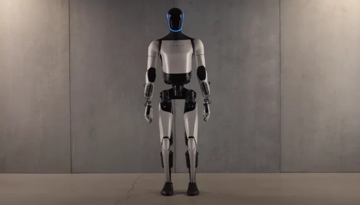 New Tesla Optimus Gen 2 humanoid robot