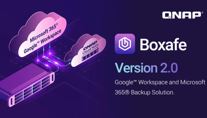 QNAP Boxafe 2 SaaS backup solution for Microsoft 365 and Google Workspace